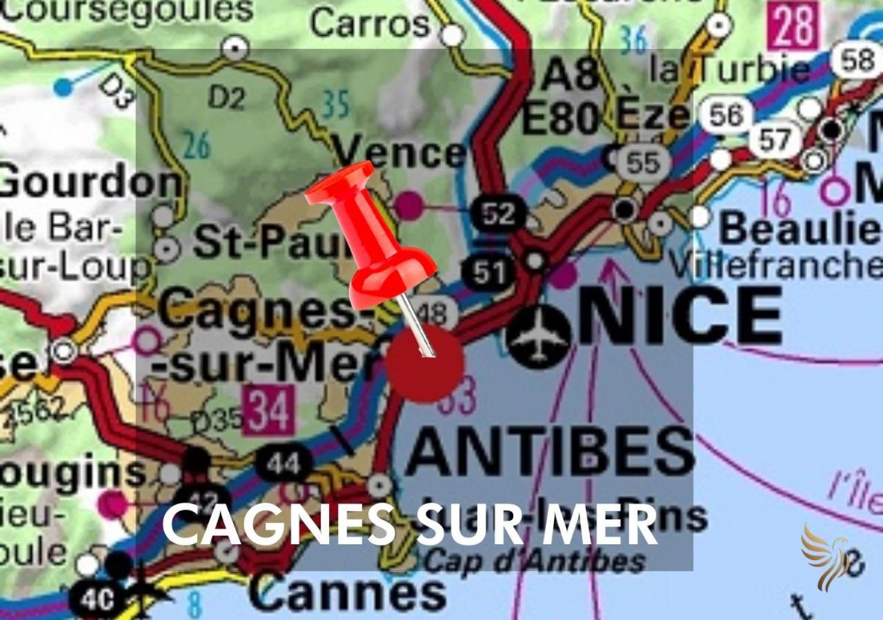 L'Appaloosa De Mer-Pool Tennis Parking-Sea View - -Capitalchic Services Cagnes Sur Me Exterior foto